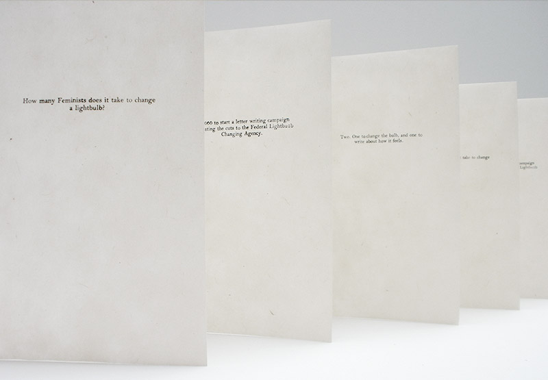 Feminist Joke Book (Lightbulb)