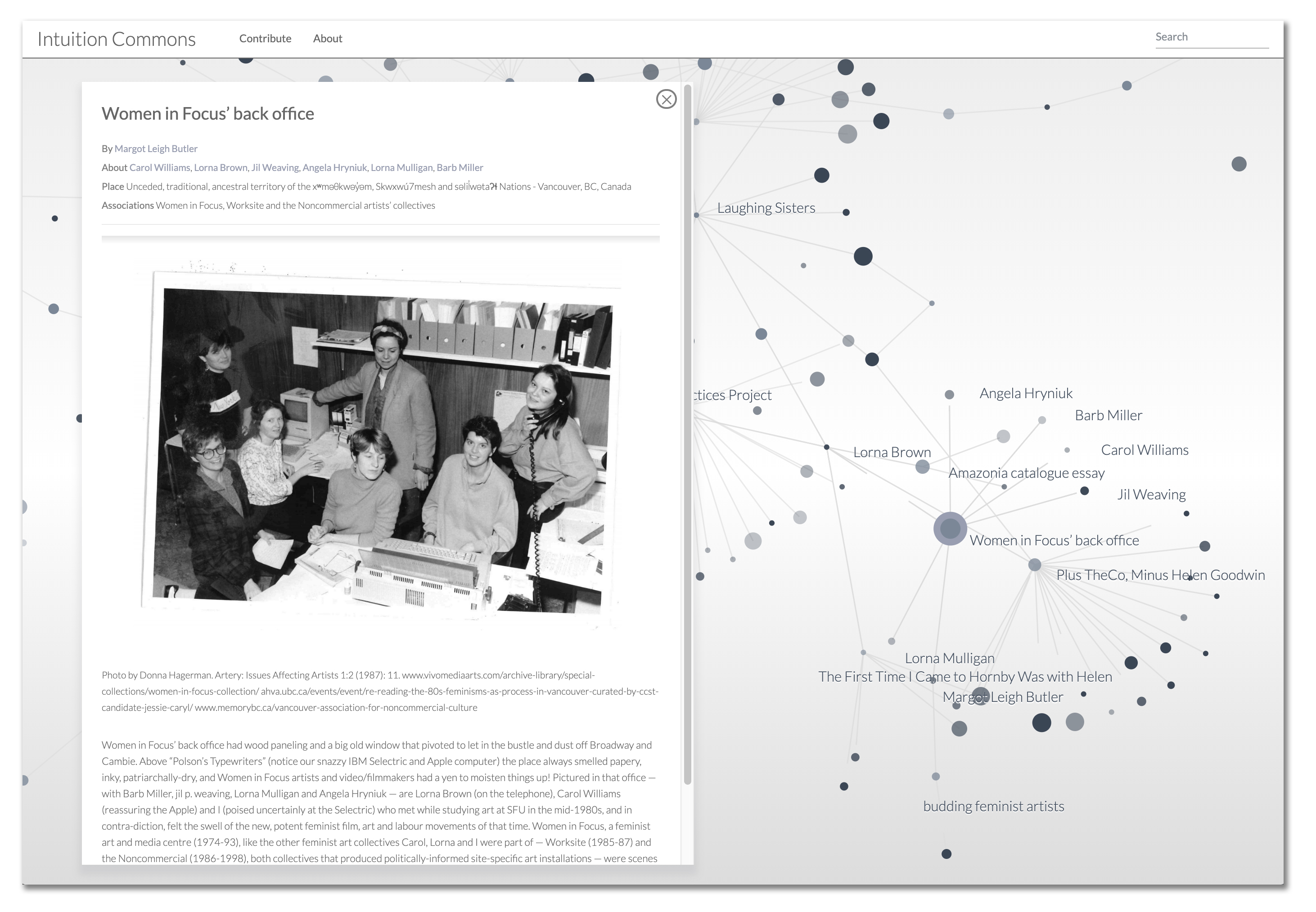 Intuition Commons Web-site
